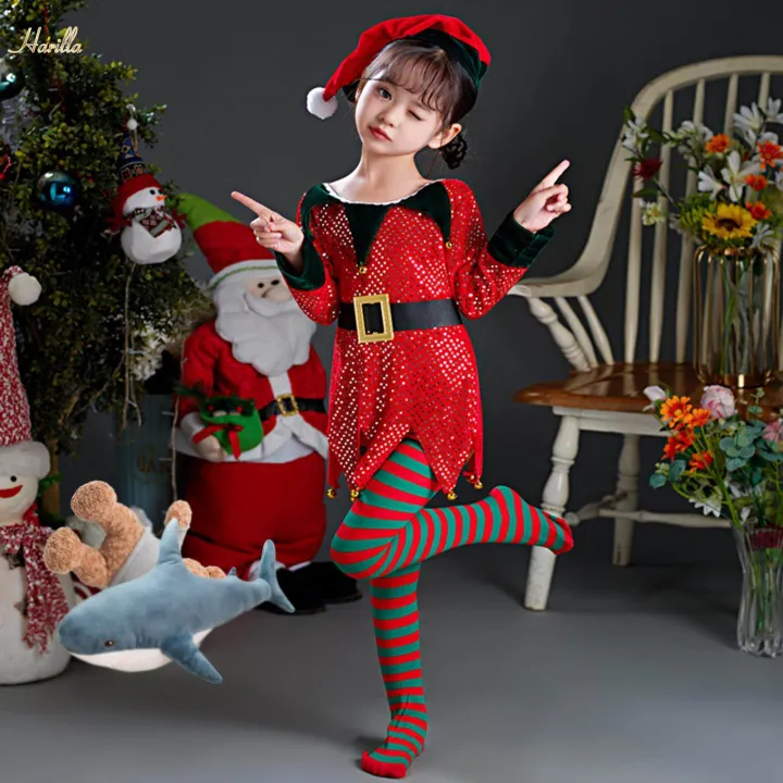 Girls%20Dress%20and%20Hat%20for%20Role%20Play%20Halloween%20Masquerade%20120%20to%20130cm%20Red%20-%20Image%202