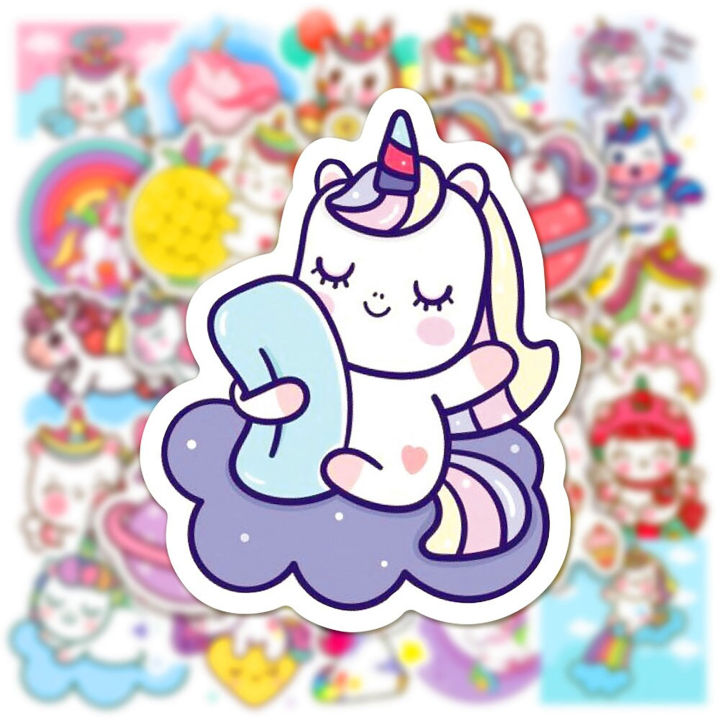 20/40/60pcs%20Unicorn%20Stickers%20Cute%20Rainbow%20Colorful%20Unicorn%20Animal%20Stickers%20for%20Laptop%20Scrapbook%20Journal%20Kids%20Girls%20Boys%20Stickers%20-%20Image%208