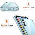 Samsung Galaxy A05s Shockproof Case - Transparent Protective Clear Back Cover Silicone Bumper Soft Case For Girls Boys Cute New. 