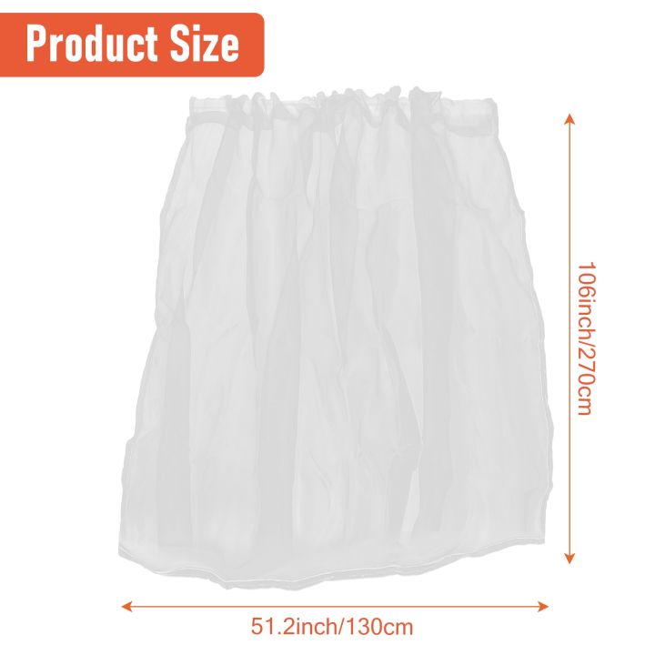 Window%20White%20Sheer%20Curtains%20108%20Inches%20Long%202%20Panels%20Sheer%20White%20Curtains%20Clear%20Curtains%20Basic%20Rod%20Pocket%20Panel%20-%20Image%208