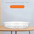 20 Pack Plant Saucers Drip Tray 6 Inch Clear Plastic Flower Pot Saucers for Indoor Plants, Plant Drip Tray for Pots. 