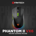 FANTECH PHANTOM II VX6 - Macro RGB Gaming Mouse. 