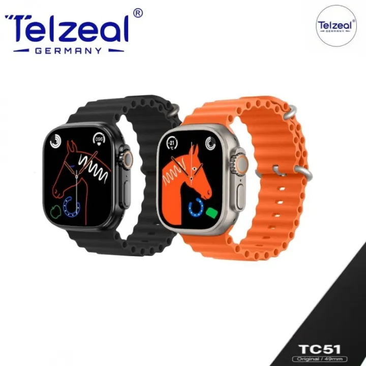 Smart%20Watch%20Telzeal%20Germany%20TC51%2049mm%20Bluetooth%20Call%20Full%20HD%20Waterproof%202.2Inch%20%E2%80%8BLarge%20Display%20-%20Image%202