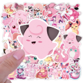 20/40/60Pcs Pink TAKARA TOMY Laptop stickers POKEMON stickers for kids. 