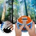 Kalimba 7 Key Tuneable Coconut Shell Portable Finger Thumb Piano Instrument. 