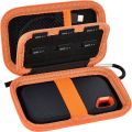 Case Compatible with SanDisk 1TB 2TB 4TB 500GB/for PRO Extreme Portable SSD External Solid State Hard Drive, Memory Card SD SDXC. 