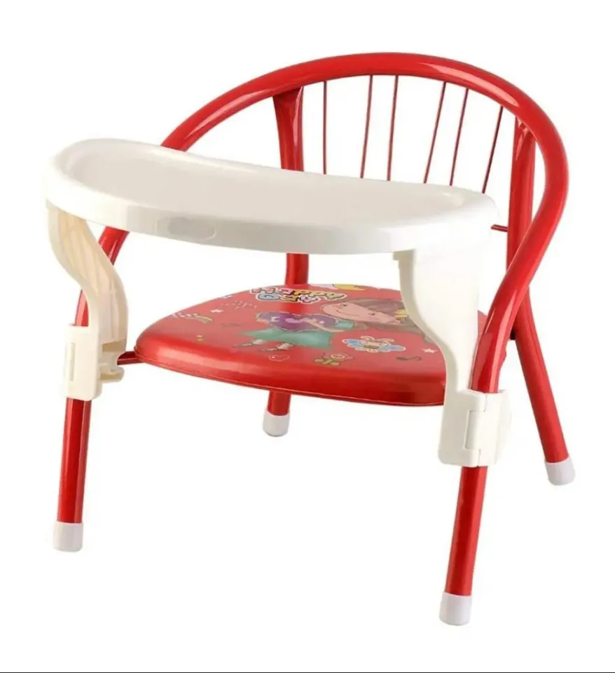 Baby Chair with Tray Children Study Chair, Foldable Baby Seat