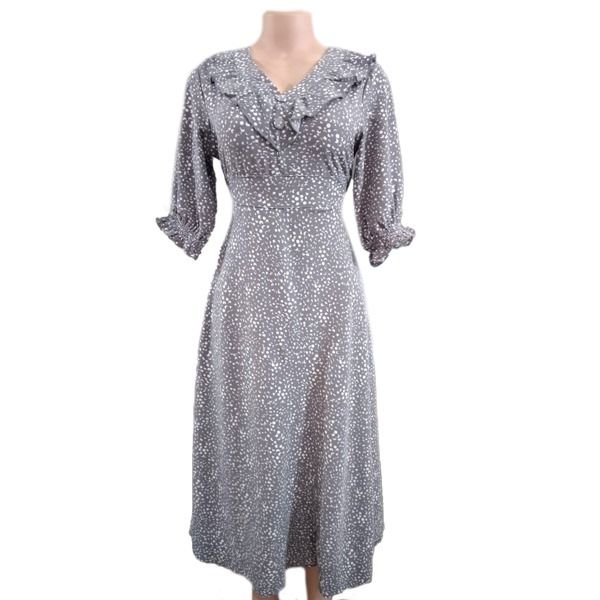 New%20Stylish%20Long%20Sleeves%20V%20Neck%20Rosa%20Bella%20Polka%20Printed%20Long%20Frocks%20for%20Women%20-%20Image%205