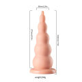 18+ Pagoda Unisex Masturbator Anal Sex Manual Silicone Simulated Penis Adult Toy Sex Toy. 