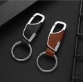 Automotive Accessories Men Brown Leather Key Chain Metal Car Key Ring Keys Holder Waist Hanged Key Rings Leather Keyrings Keychain. 