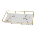 Countertop Tray Iron Glass Counter Organizer Modern Delicate Texture for Kitchen. 