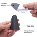Tcare 1pair Black Anti-Slip Shoe Grips Pads Self-Adhesive Non Slip Shoe Grips Shoes Rubber Shoe Sole Protector For High Heels. 