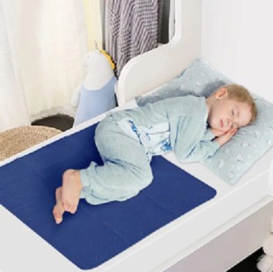 Nexva Waterproof Baby Mat - Quilted Bichoni For Newborns, Soft Durable (34x36 Inches)