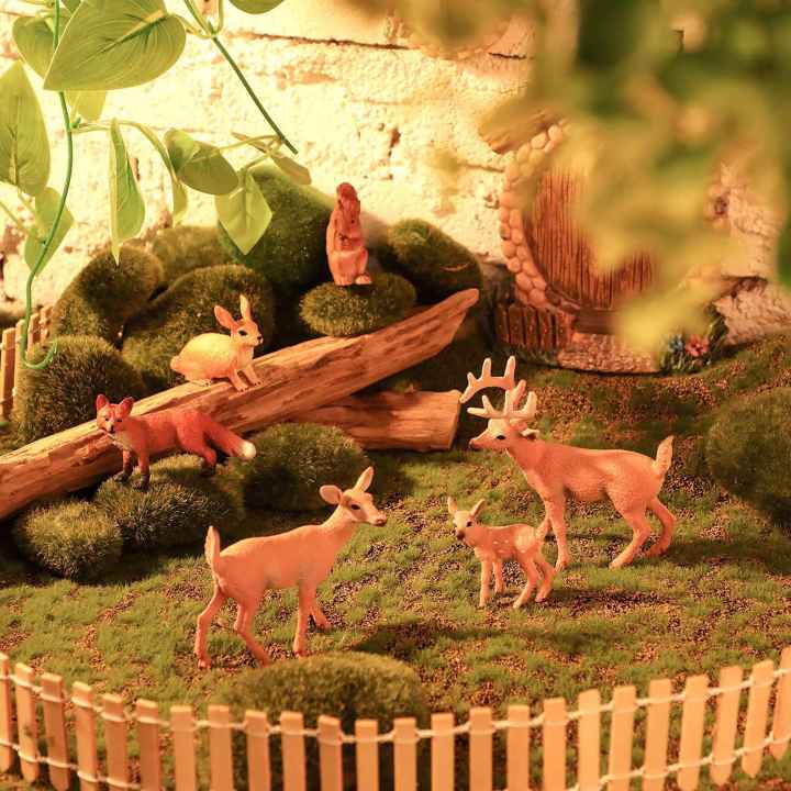 6%20Pieces%20Woodland%20Animals%20Figures%20Forest%20Creatures%20Figurines%20Squirrel%20Deer%20Rabbit%20Family%20Figurines%20Miniature%20Toys%20-%20Image%204
