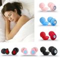 【HOT】 Anti Noise Sleeping Ear Plug Noise Reduction Sound Insulation Hear Protection Earplugs Soft Silicone Waterproof Swimming Earplug. 