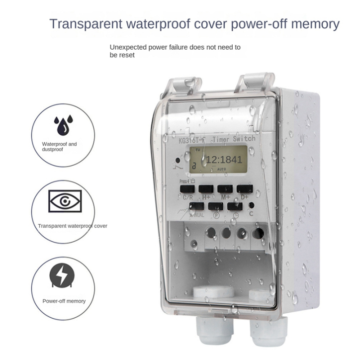 1 Piece Automatic Digital Timer Switch Relay Programmable Timer ...