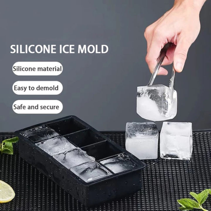 4/6/8%20Grids%20Big%20Ice%20Cube%20Tray%20Mold/DIY%20Ice%20Maker/Silicone%20Ice%20Cube%20Square%20Tray%20Mold%201%20Pcs%20-%20Image%204