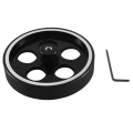 300X6mmX18mm Aluminum Rubber Measuring Encoder Meter Wheel. 