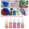 10ML Colorful Epoxy UV Resin Liquid Dye Colorant ment for DIY Hobbiers P k of 5 Bottles. 