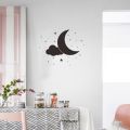 【IKE】Classic Clouds Moon Stars Wall Sticker Night Sky For Kids Rooms Background Home Decoration Mural Art Decals Stickers Wallpaper. 