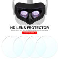 4pcs Lens Protector For Oculus Quest 2 VR Glasses TPU Soft Film VR Lens Protector HD Film Anti-scratch For Oculus Quest 2(Random shape). 