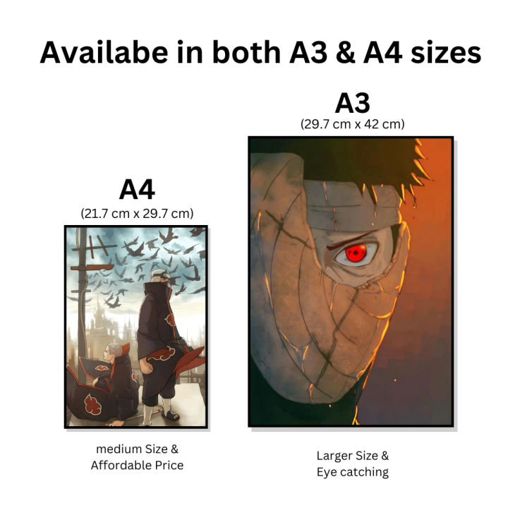 A3/A4%20Size%20picture%20framed%20Anime%20Naruto%20Akatsuki%20Pain%20Itachi%20wall%20posters%20wall%20decorations%20wallpaper%20picture%20frame%20-%20Image%204