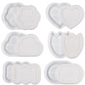 Round Heart Shape Dish Mold Storage Tray Silicone Mold Dish Storage Tray Silicone Mold Storage Tray Home Decor Jewelry Display Plate for Resin Plaster Cement Mould Home Decor. 