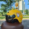 New Cartoon Children's Helmet Breathable Sturdy Bicycle Helmet Adjustable Tiger Pattern Safety Helmet Boys and Girls. 