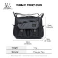 LouisWill Men Shoulder Bags Unisex Fashion Cross Body Bag Multiple Pocket Design Large Capacity Waterproof Lightweight Casual Sport Street Bag for Travel Outdoor. 