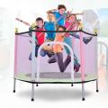 Trampoline jump outdoor and indoor trampoline play games for kids. 