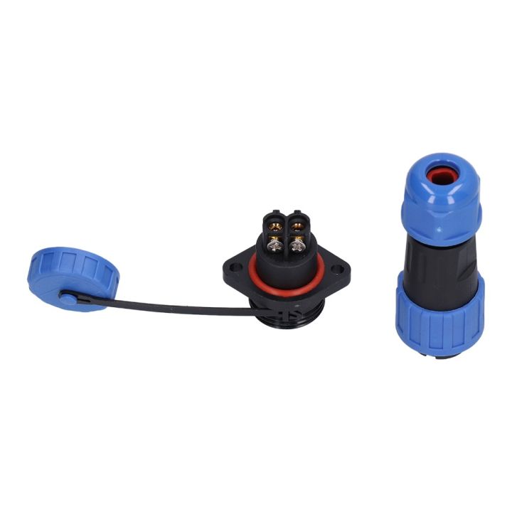 Aviation Socket LP16 Aviation Plug Socket Flanged 2PIN Waterproof ...
