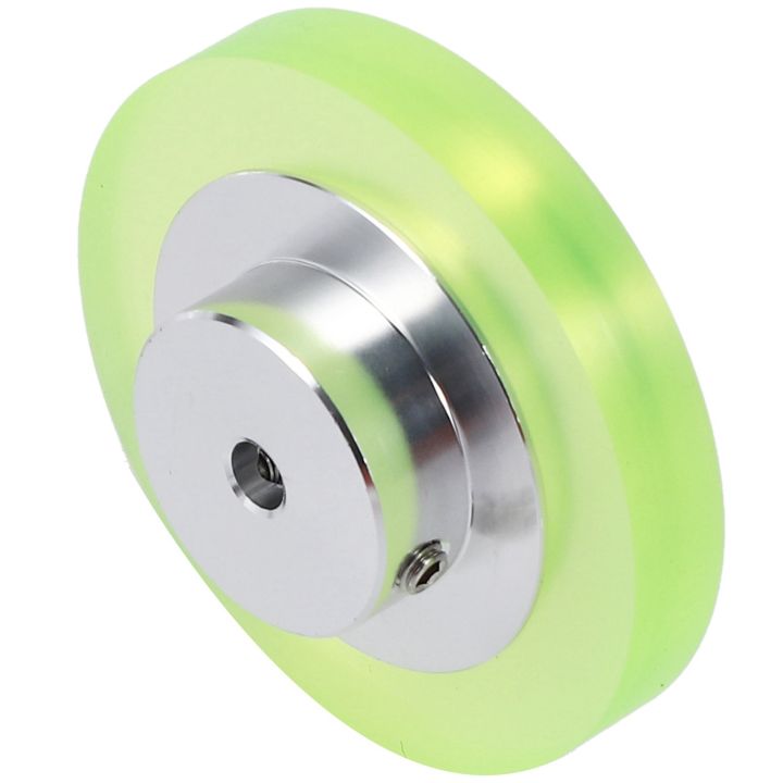 Rotary Encoder Wheel Instrument 2X 200mm Aluminum Polyurethane Industrial Encoder Wheel Measuring Wheel ...
