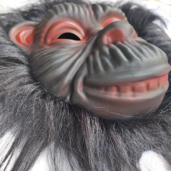Black%20Scary%20Gorilla%20Monkey%20Face%20Mask%20with%20Hair%20Party%20Costumes%20-%20Image%204