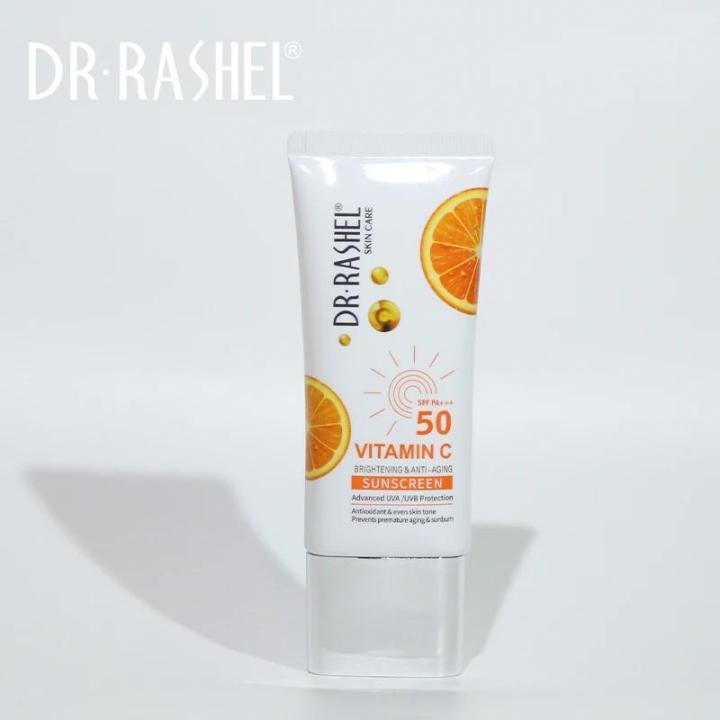 DR.RASHEL Vitamin C brightening & Anti-aging sunscreen SPF50 50g