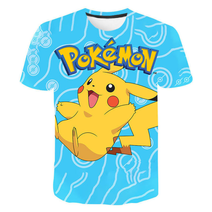 Pokemon%20Charizard%20Pikachu%203D%20Pok%C3%A9mon%20Eevee%20Mewtwo%20Blastoise%20T%20Shirt%20Boy%20Girl%20Cartoon%20Clothing%20Summer%20Child%20Baby%20Short%20Sleeve%20-%20Image%203