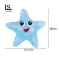 Loveseason Starfish Squeeze Toy Shine Sequins Creative Squishes Decompression Toy. 