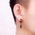【ZOSR】Earings for men hikaw for boys Unisex Non-Piercing Earring Cross Clip Earring Men Ear Cuff Fashion Jewelry Fake Earring. 