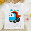 2022 Hot Sale Children’S Tshirt Funny Leo The Truck Tv Show Cartoon Print Boy T-Shirt Kawaii Girls T Shirt Fashion Kids Clothes. 