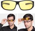 HD Vision  2pcs vision Glasses set For Driving Vehicle & Bike Riding / HD Night Wraparound Day & Night Driving Glasses / Sun Glass Night HD sunglas Day Vision Driving Wrap Around Anti Glare Sunglasses.. 