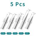 Replacement ET Soldering tip ETB ETA ETT ETO ETD ETC ETH ETL ETGW ETP ETS ETKN For Weller WESD51 WE1010 PES51 discount sales. 