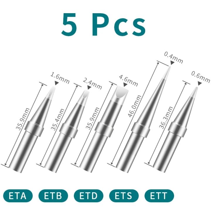 Replacement ET Soldering tip ETB ETA ETT ETO ETD ETC ETH ETL ETGW ETP ETS ETKN For Weller WESD51 WE1010 PES51 discount sales