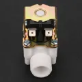 Dc12v N/C Normally Closed Water Solenoid Valve G1/2-Inch Plastic Electrical Solenoid Valve For Automatic Water Lines On and Off. 