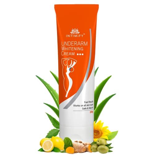INTIMIFY Underarm Whitening Cream for Women, Armpit Whitening Cream Natural with Kojic Acid & Vitamin B3 20g(FROM INDIA)NUSS