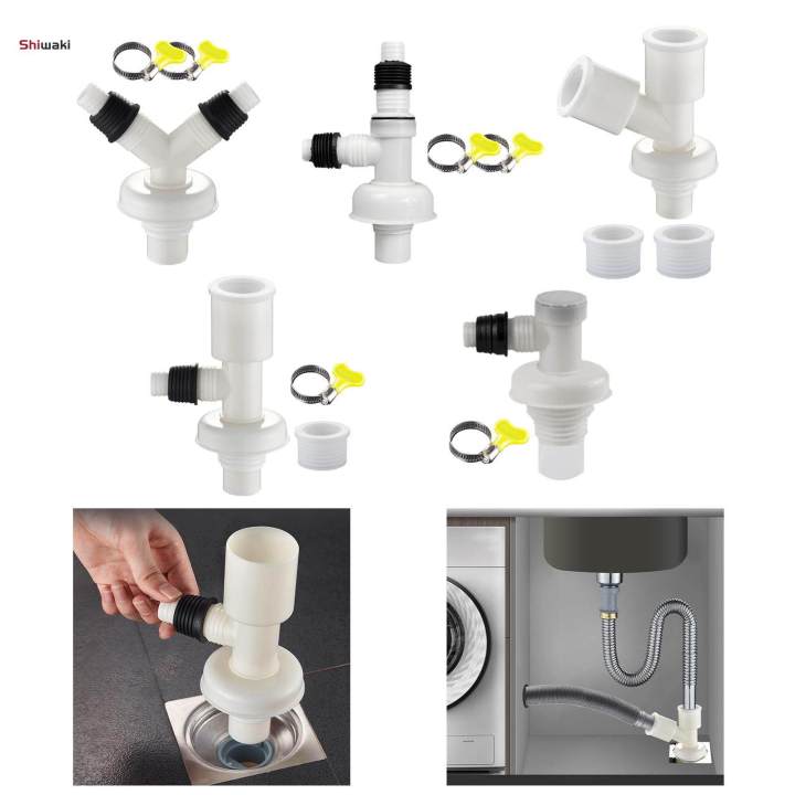 Floor Drain Adapter Sewer Connector Adapter Sturdy Basin Durable Washing Machine Floors Drain Joints