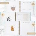 Baby Memory Book Scrapbook Photo Album Pregnancy Diary Cute Animal Keepsake Record Growth Journal Hand Account Easy to Use D. 