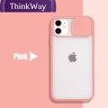 【ThinkWay】Camera Lens Protection Phone Case on For iPhone 11 12 Pro Max 8 7 Plus XR XsMax X SE 13 Pro Max Color Candy Soft Back Cover. 
