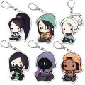 Valorant Keychain KeyRing Key Chains Chaveiro Cute Cartoon PC Game Popular Llaveros for Bag Pendant Aaccessories Gift. 