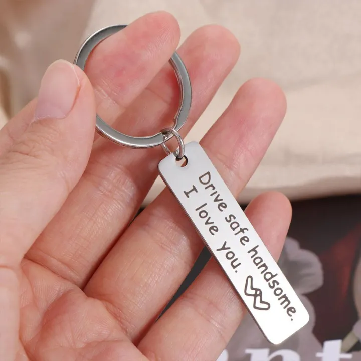 High%20Quality%20Stainless%20Steel%20Engraving%20Car%20Key%20Ring%20Drive%20Safe%20Handsome,%20I%20Love%20You%20Double%20Sided%20Mirror%20Polishing%20Drive%20Safe%20Keychain%20Best%20Wishes%20Letter%20Keychain%20Birthday%20-%20Image%207