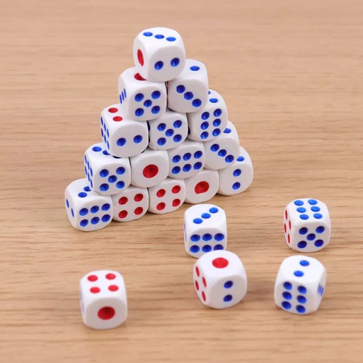 1PCS%20Dices%2012mm%20Plastic%20White%20Gaming%20Dice%20Standard%20Six%20Sided%20Decider%20Birthday%20Parties%20Board%20Game%20Leisure%20and%20entertainment%20-%20Image%202