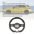 Carbon Fiber LED Display Shift Lights Steering Wheel Replacement for Mercedes-AMG A45 C63 E63 CLA45 GLC63 2019 2021 2021. 